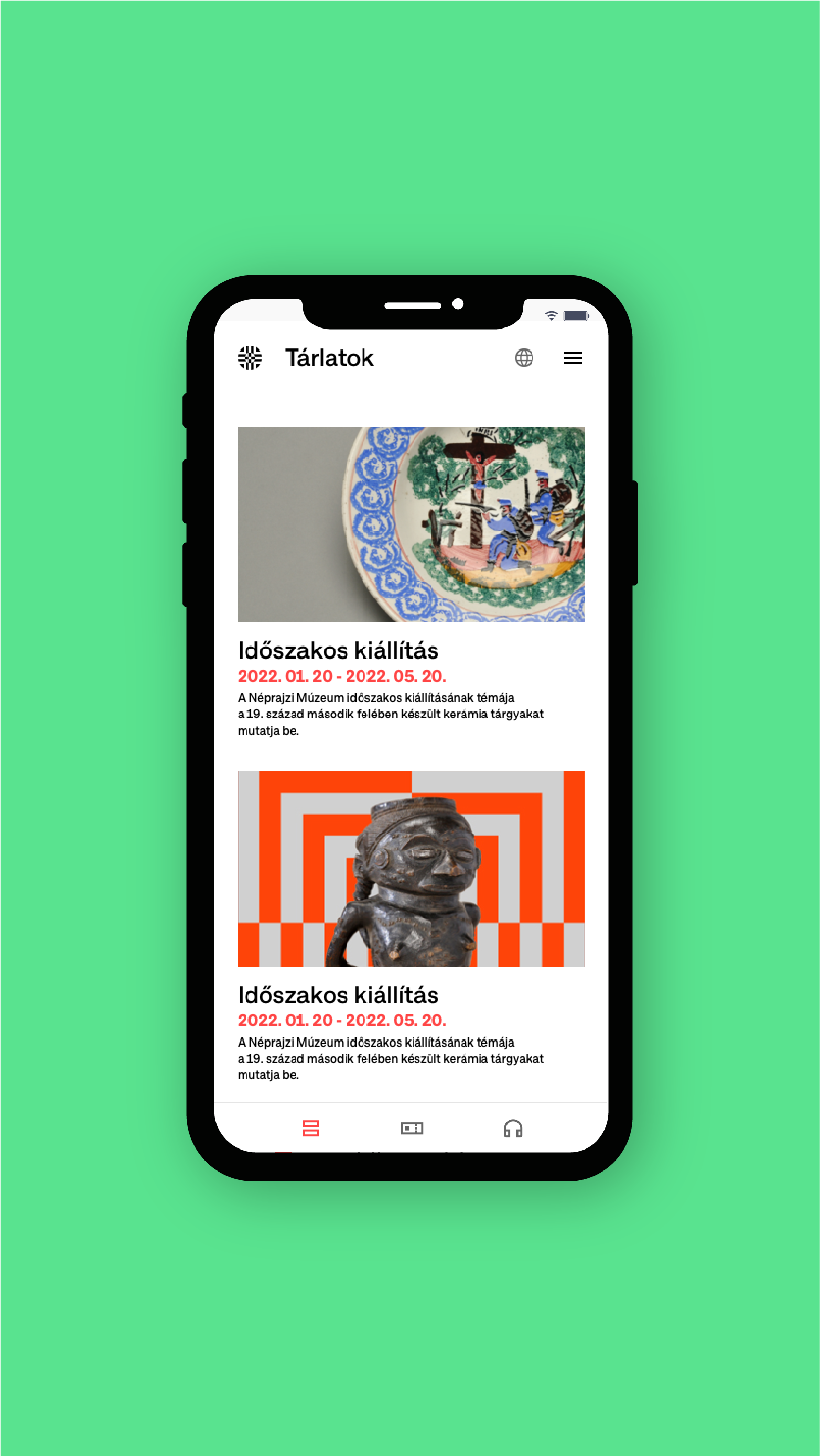 Museum app audio guide